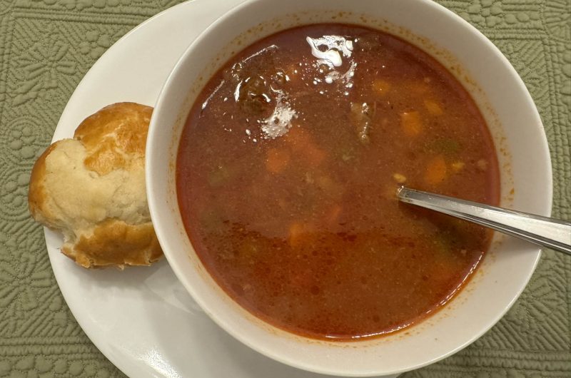 Homemade Beef Vegetable Soup
